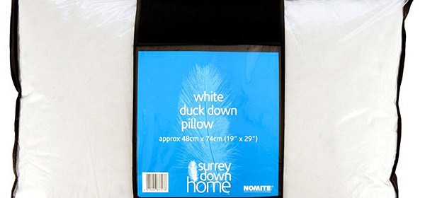 White Duck Down Pillow