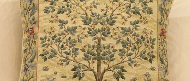 Tapestry Cushion – Tree of Life Light
