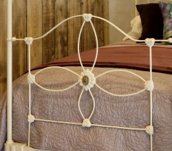 Cream-Four-Poster-Single-Antique-Bed-MS47