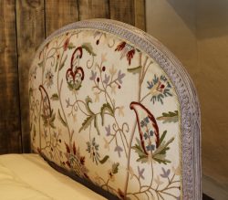 Upholstered-Antique-Painted-Bedstead-WS14
