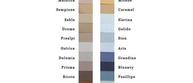 Ravello Colour Choice