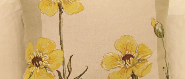 Tapestry Cushion – Buttercups